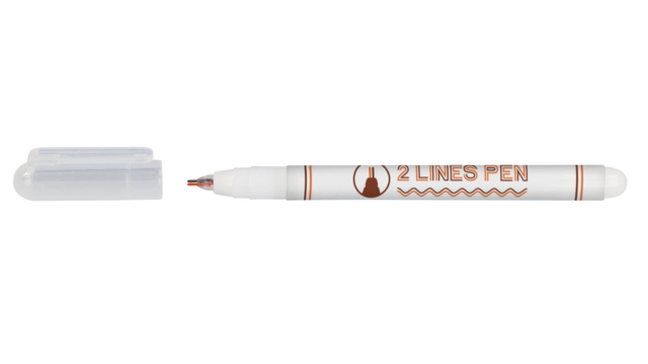 Fineliner Online 2-lijnen assorti doos à 6 stuks