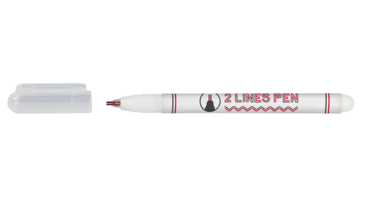 Fineliner Online 2-lijnen assorti doos à 6 stuks
