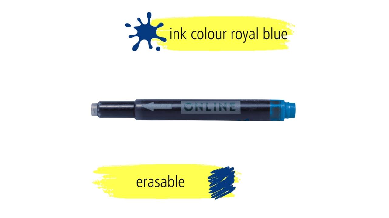 Inktpatroon Online Kombi blauw doos à 5 stuks