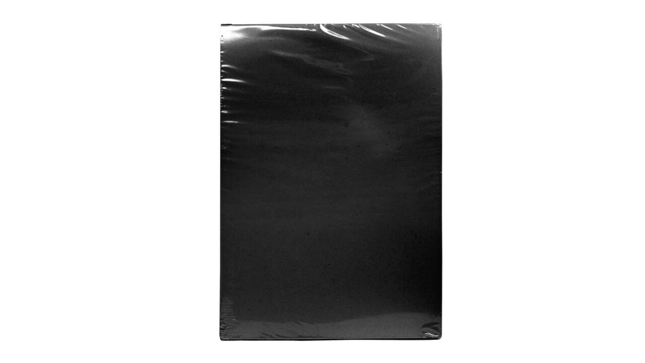 Voorblad Quantore A4 PP 300 micron zwart 100 stuks