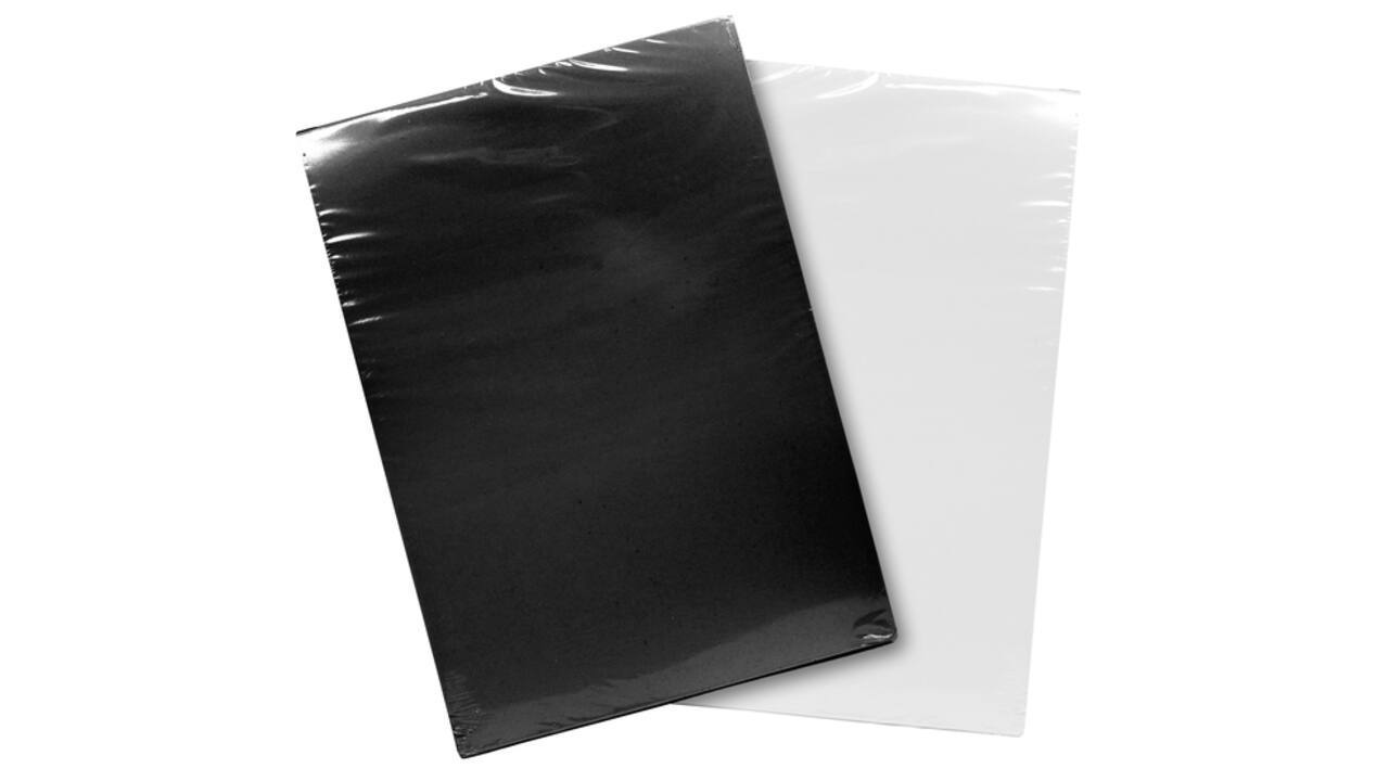 Voorblad Quantore A4 PP 300 micron zwart 100 stuks