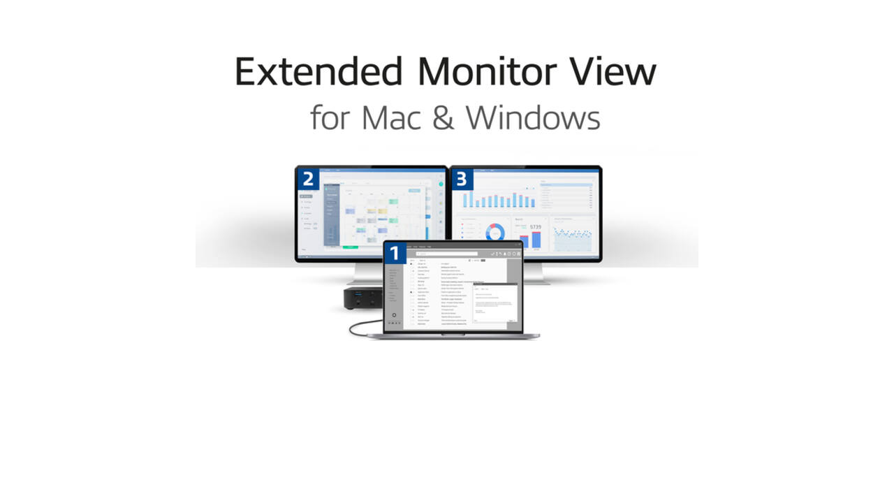 Dockingstation ACT USB-C Dual Monitor met Power Delivery
