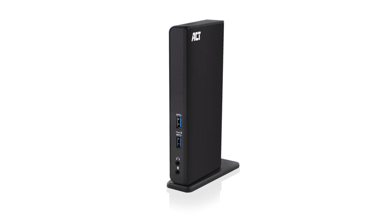 Dockingstation ACT USB-C Dual Monitor met laadpoort
