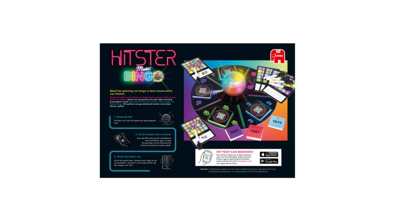 Spel Jumbo Hitster Bingo