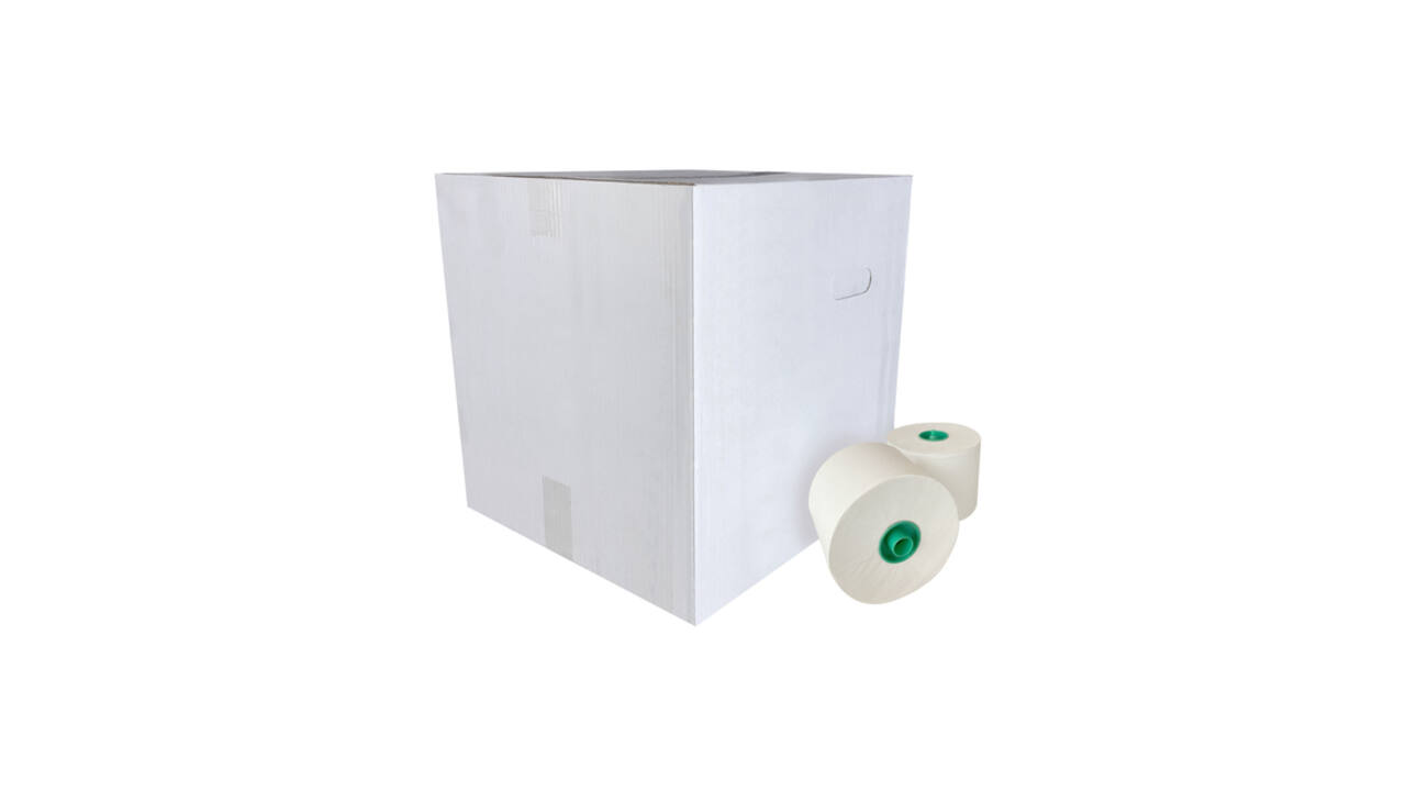 Toiletpapier systeemrol 1-laags 150m wit