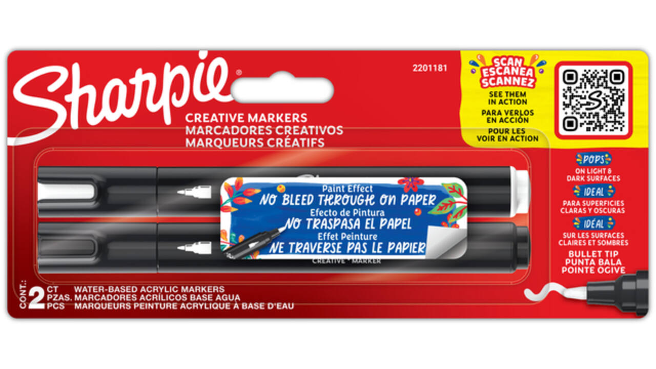 Creatieve marker Sharpie assorti 2 stuks