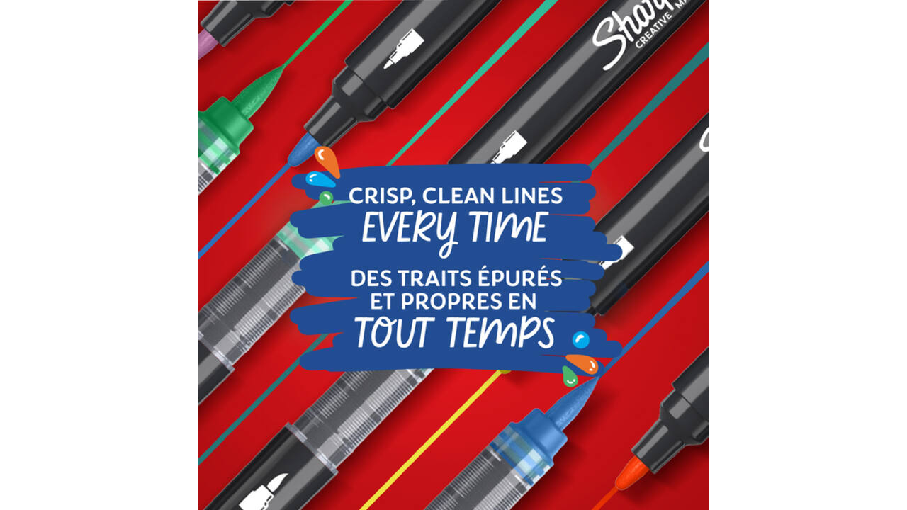 Creatieve marker Sharpie assorti 2 stuks
