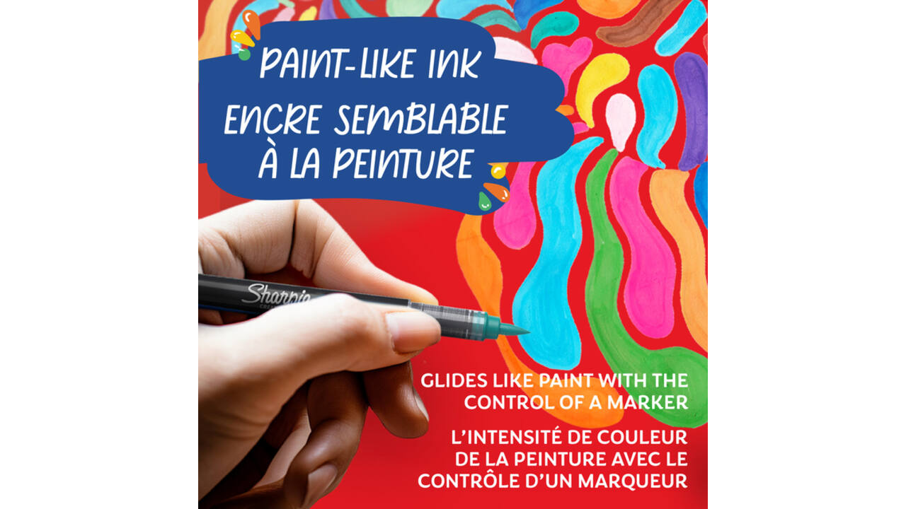 Creatieve marker Sharpie assorti blister à 5 stuks