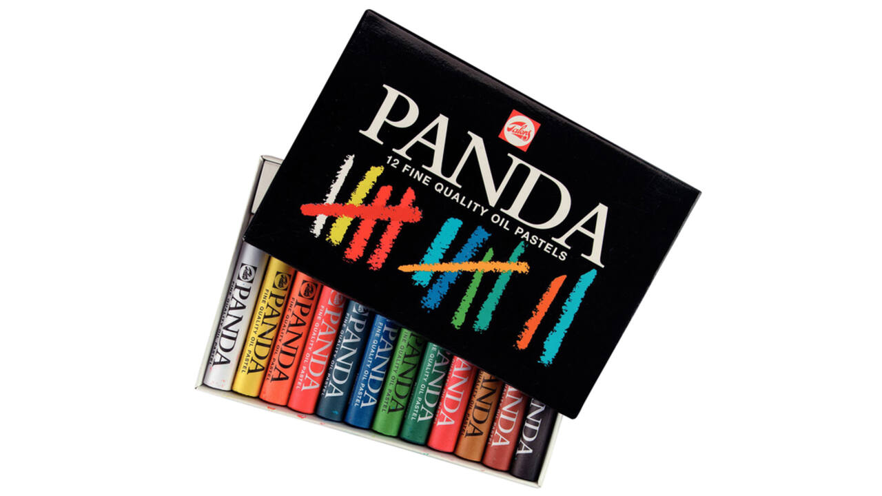Oliepastel Talens Panda set à 12 kleuren