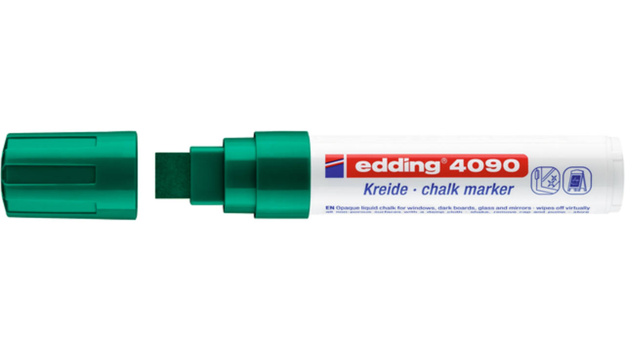Krijtstift edding 4090 window blok 4-15mm groen
