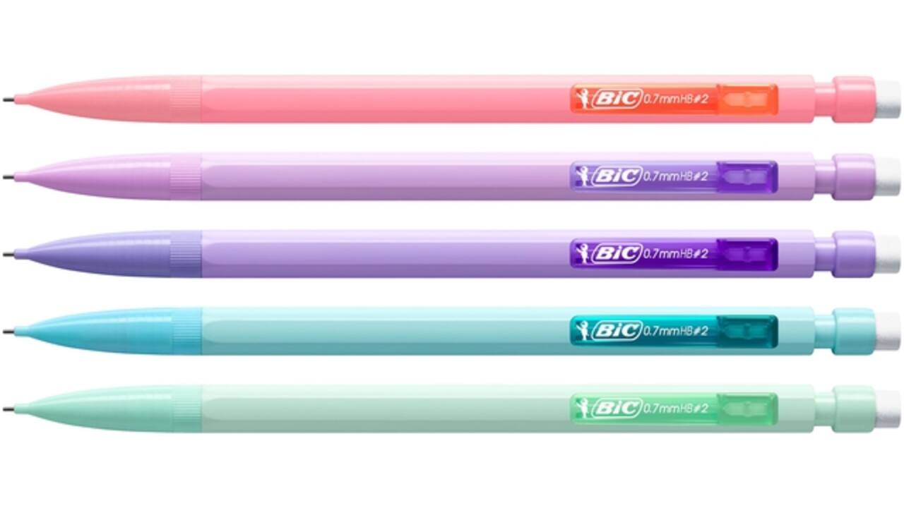 Vulpotlood Bic Matic Pastel HB 0.7mm pastel assorti