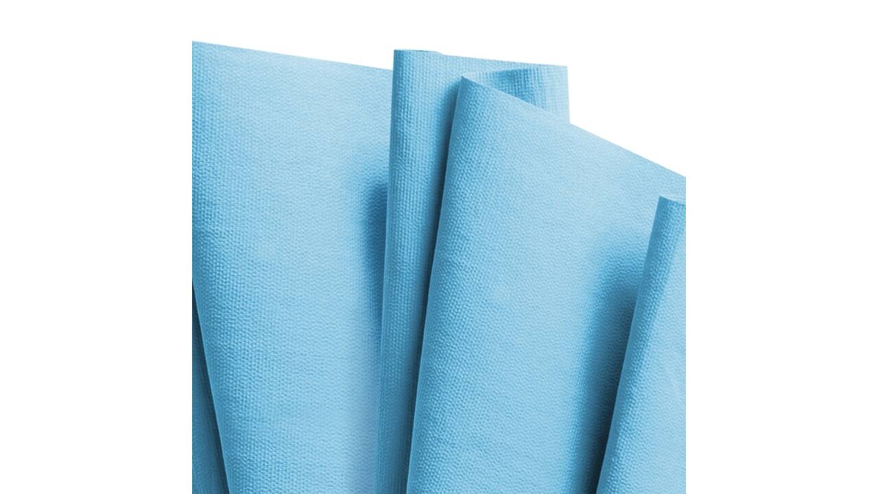 Poetsdoek WypAll X80 Powerclean 426x212mm 80vel dispenserdoos blauw 8295