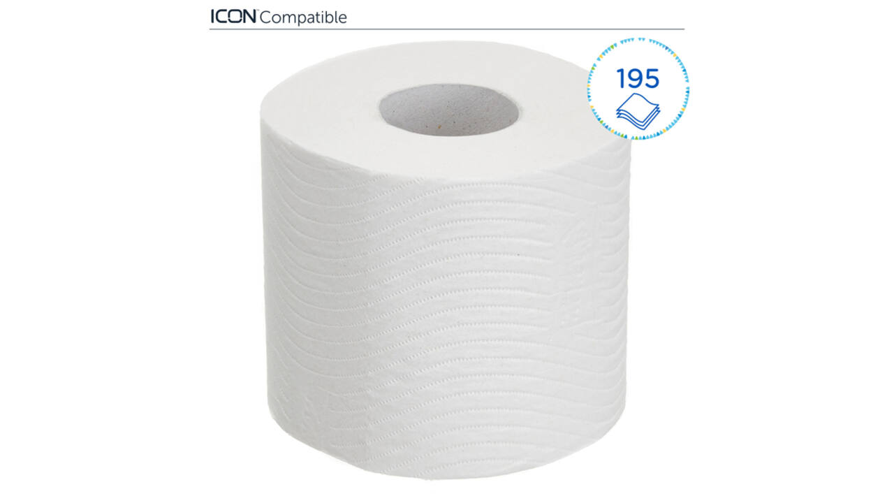 Toiletpapier Kleenex 3-laags 195vel wit 8459