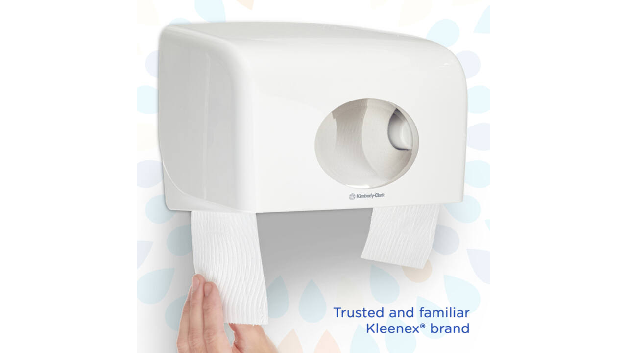 Toiletpapier Kleenex 3-laags 195vel wit 8459