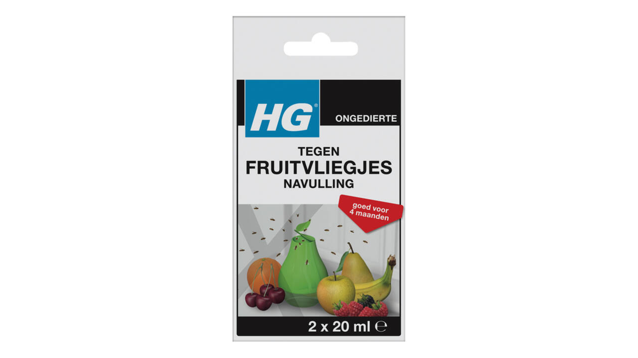 Fruitvliegjesval HG HGX navulling 2x20ml