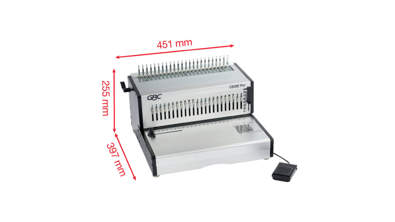 Inbindmachine GBC Combbind CB30E Pro