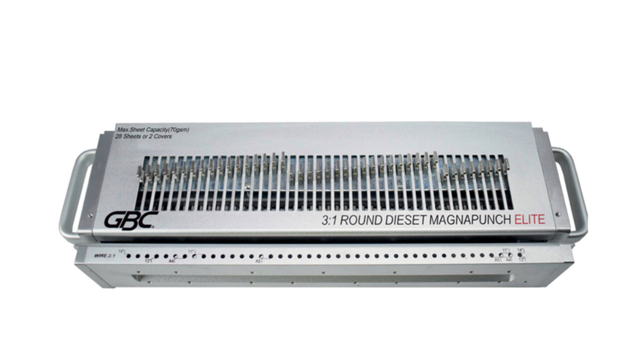 Matrijzenset GBC Wirebind Magnapunch Elite 3:1 Rond