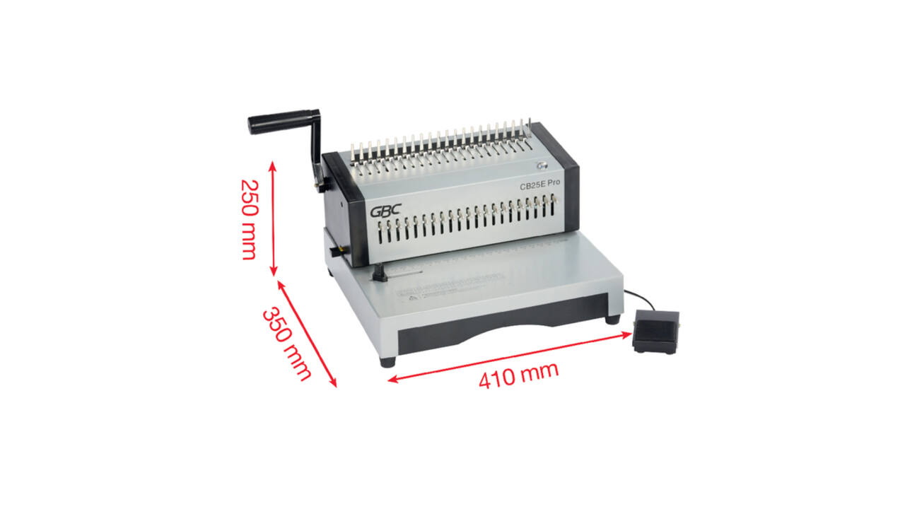 Inbindmachine GBC Combbind CB25E Pro 21-gaats