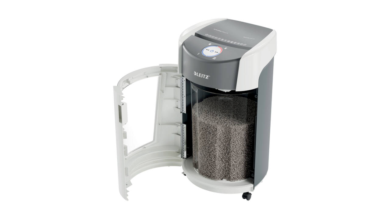 Papiervernietiger Leitz IQ OptiMax 550 Office P5 snippers 2x15mm