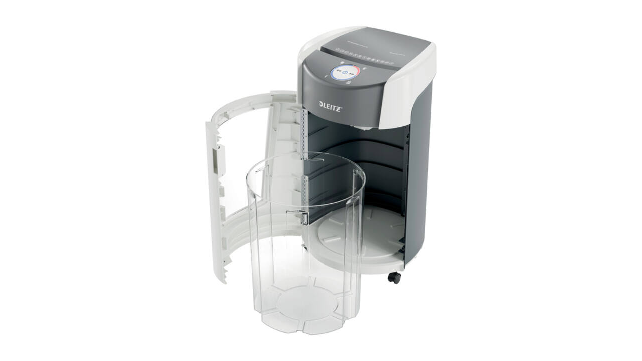 Papiervernietiger Leitz IQ OptiMax 550 Office P5 snippers 2x15mm