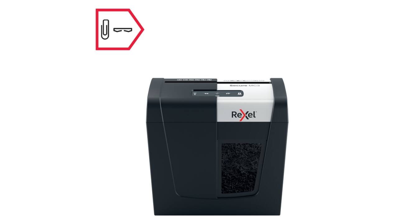 Papiervernietiger Rexel Secure MC3 P5 snippers 2x15mm
