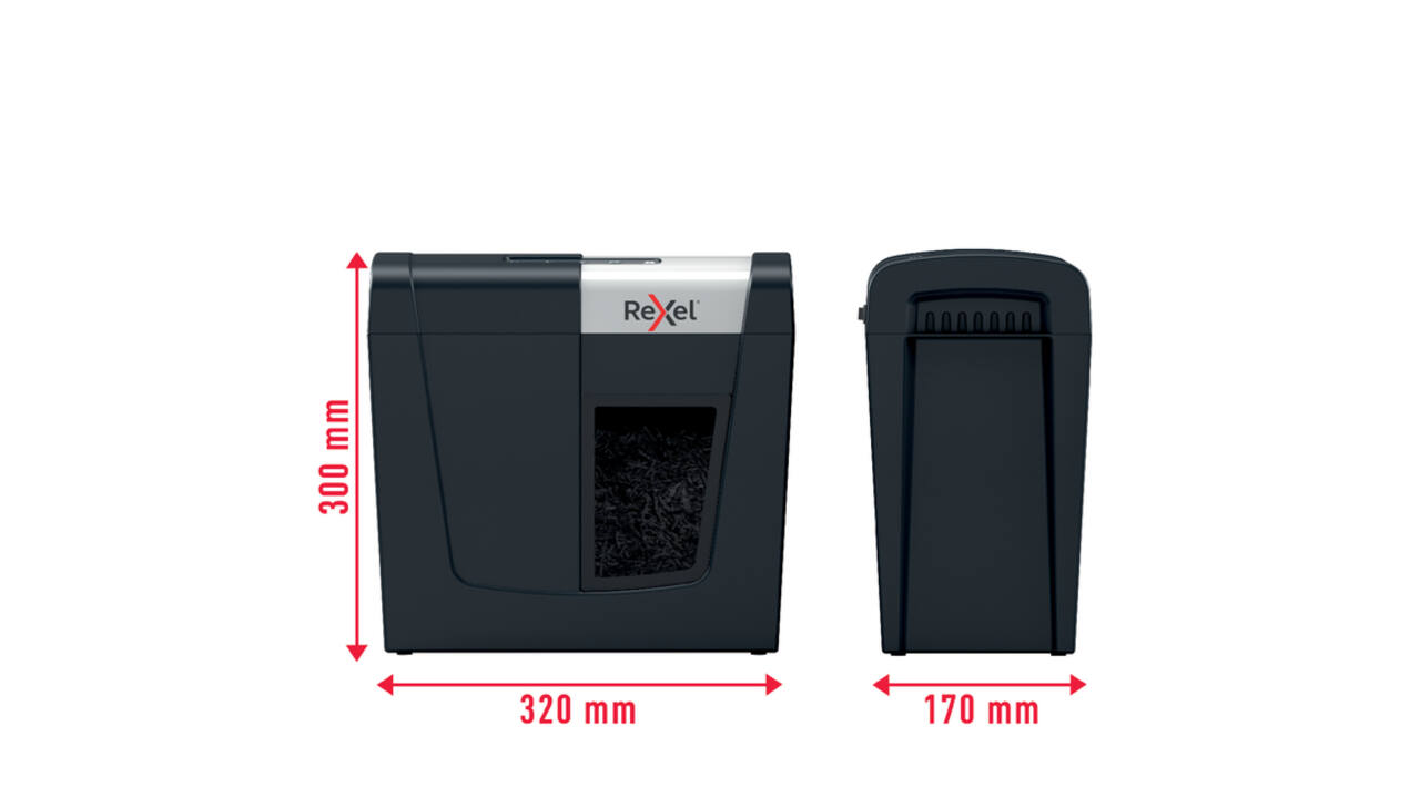 Papiervernietiger Rexel Secure MC3 P5 snippers 2x15mm