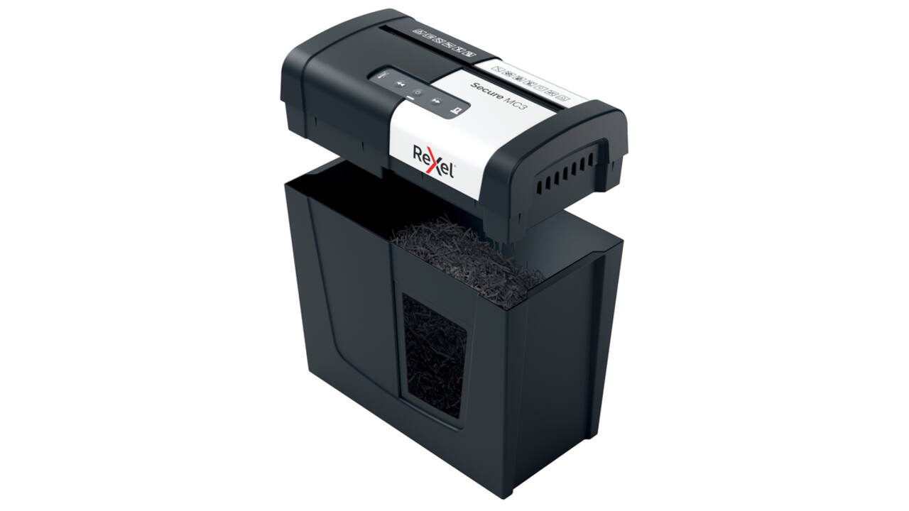 Papiervernietiger Rexel Secure MC3 P5 snippers 2x15mm