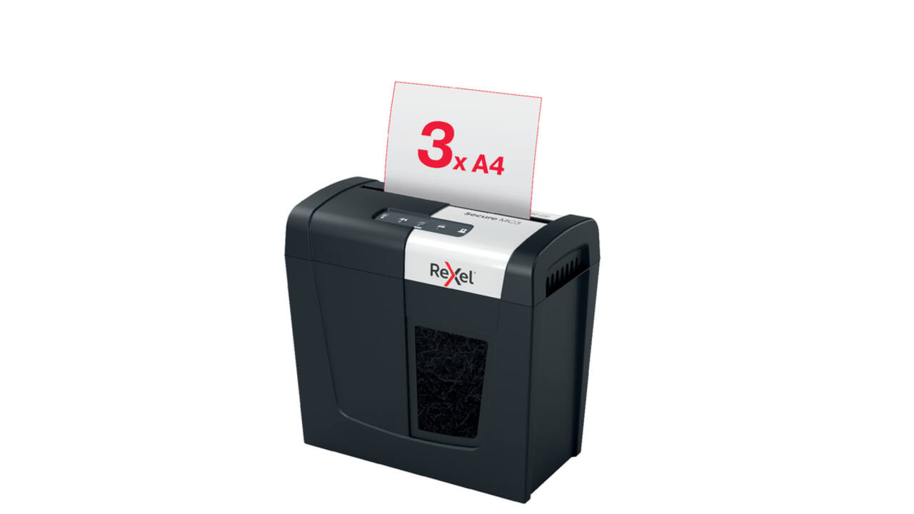Papiervernietiger Rexel Secure MC3 P5 snippers 2x15mm