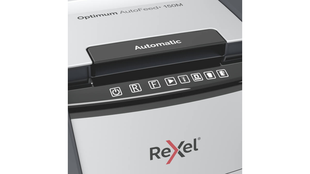 Papiervernietiger Rexel Optimum Auto+ 150M P5 snippers 2x15mm