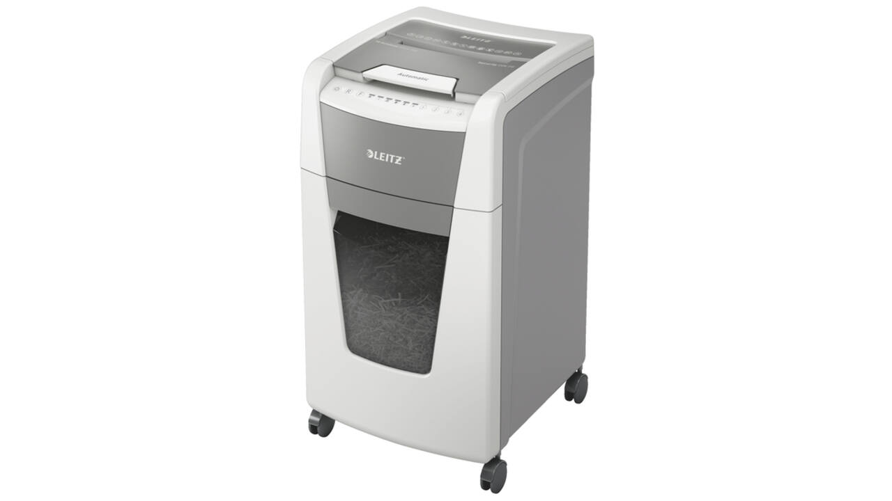 Papiervernietiger Leitz IQ Auto+ Office 300 P5 snippers 2x15mm