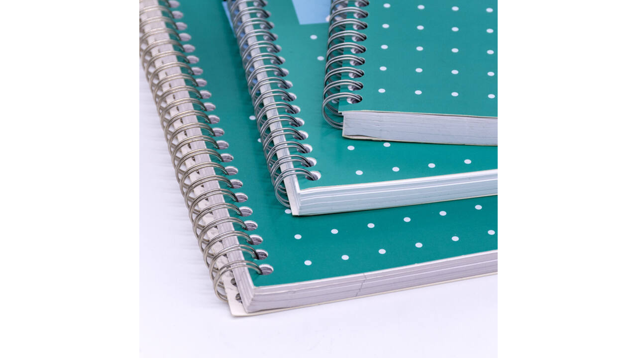 Collegeblok Pukka Pad Jotta A4 lijn 4-gaats 200 pagina's 80gr groen