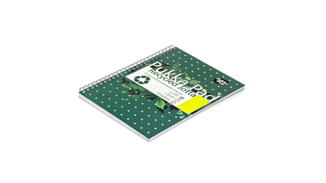 Notitieboek Pukka Pad Jotta A5 lijn 110 pagina's 80gr groen