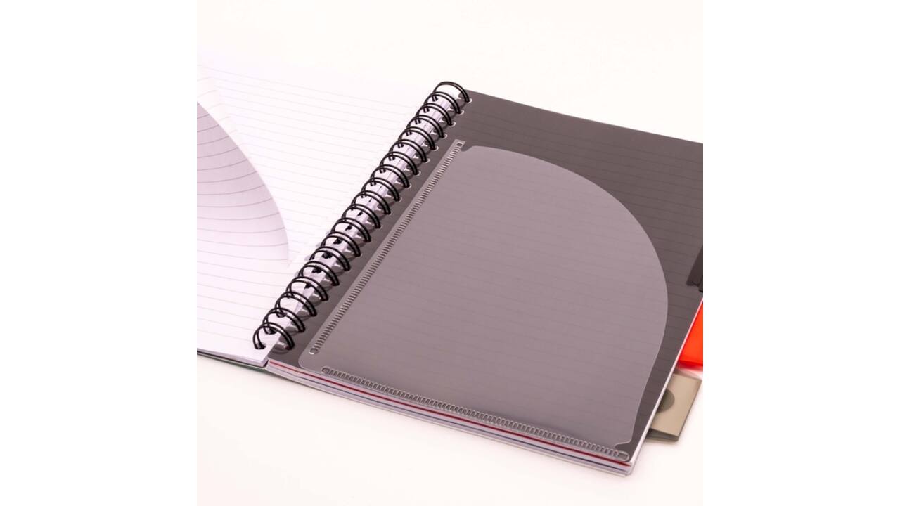 Projectboek Pukka Pad Metallic B5 lijn 4-tabs 200 pagina's 80gr groen