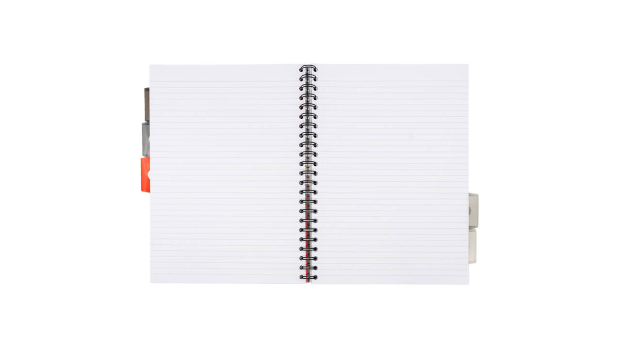 Projectboek Pukka Pad Metallic A4 lijn 5-tabs 200 pagina's 80gr groen