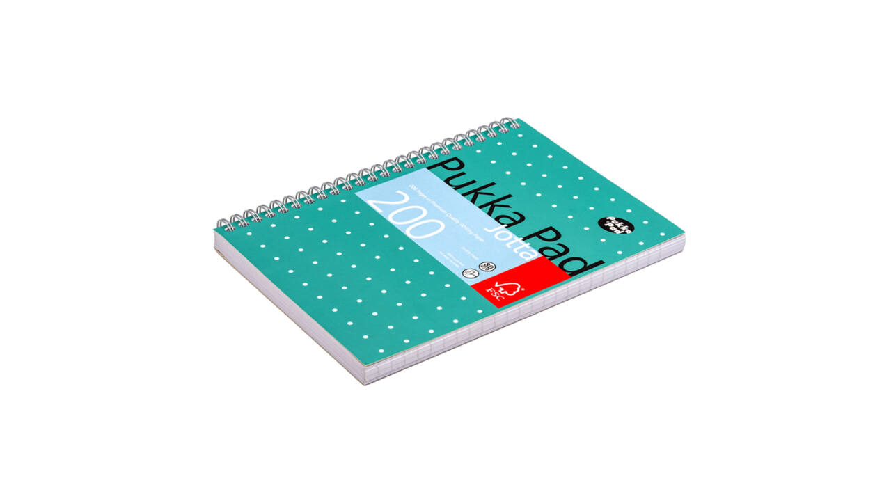 Notitieboek Pukka Pad Jotta A5 lijn 200 pagina's 80gr groen