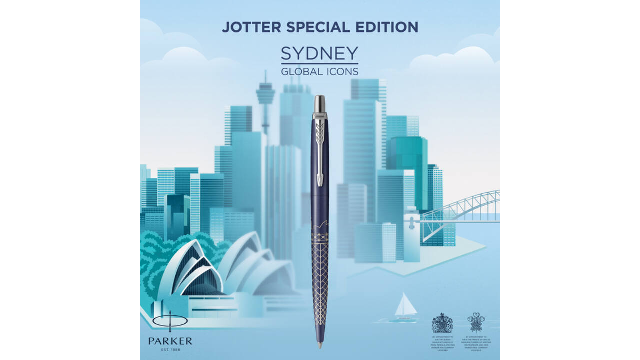 Balpen Parker Jotter special edition Sydney blue CT medium