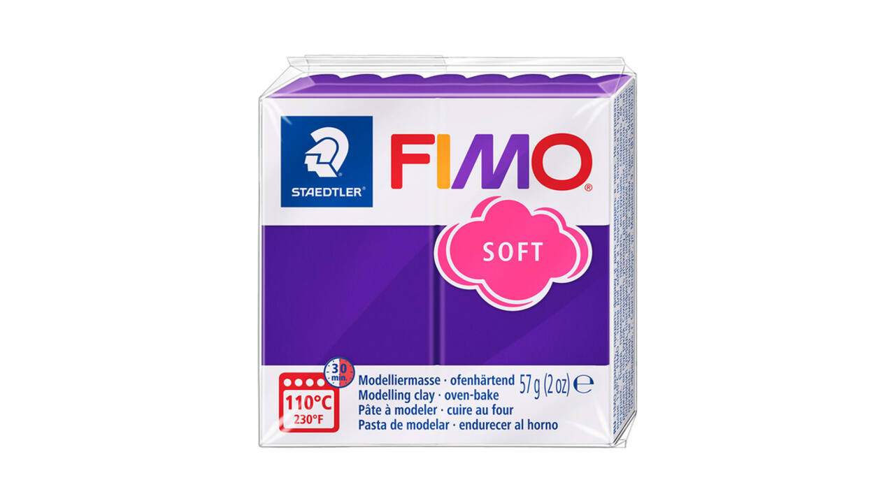 Boetseerklei Fimo soft 57 gram pruim