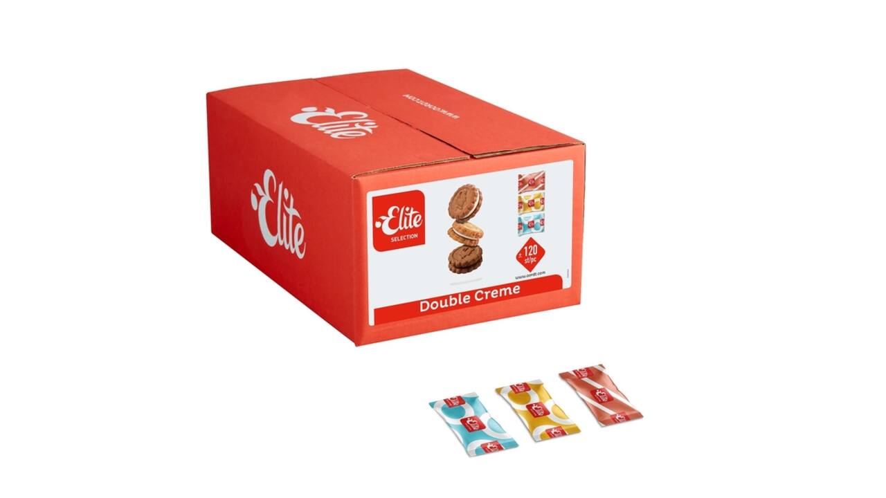 Koekjes Elite Selection Double Crème mix 120 stuks
