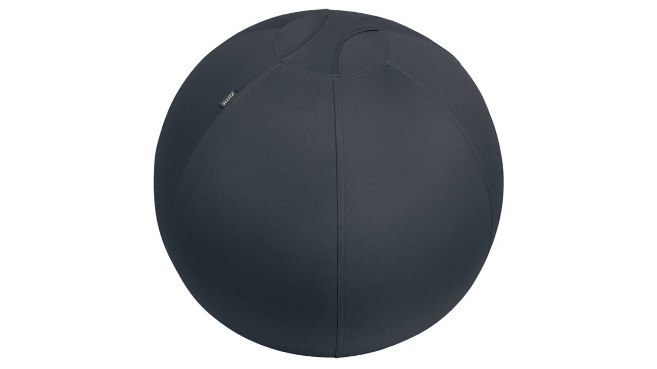 Actieve zitbal Leitz Ergo 65cm anti-rol donkergrijs