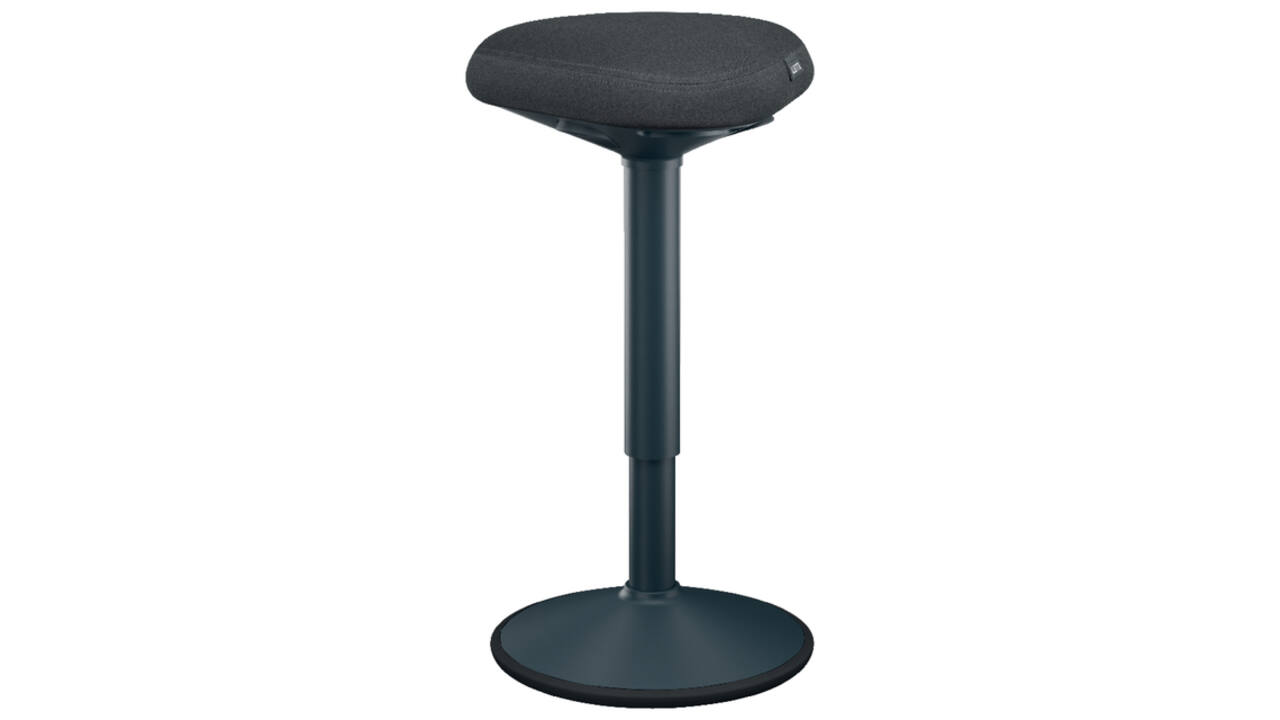 Actieve zit-stakruk Leitz Ergo met gasveer 57-82cm zwart
