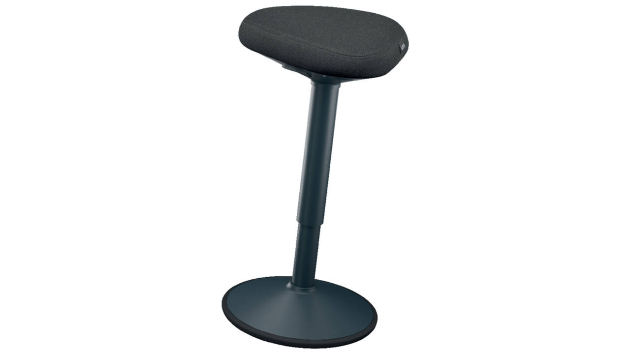 Actieve zit-stakruk Leitz Ergo met gasveer 57-82cm zwart