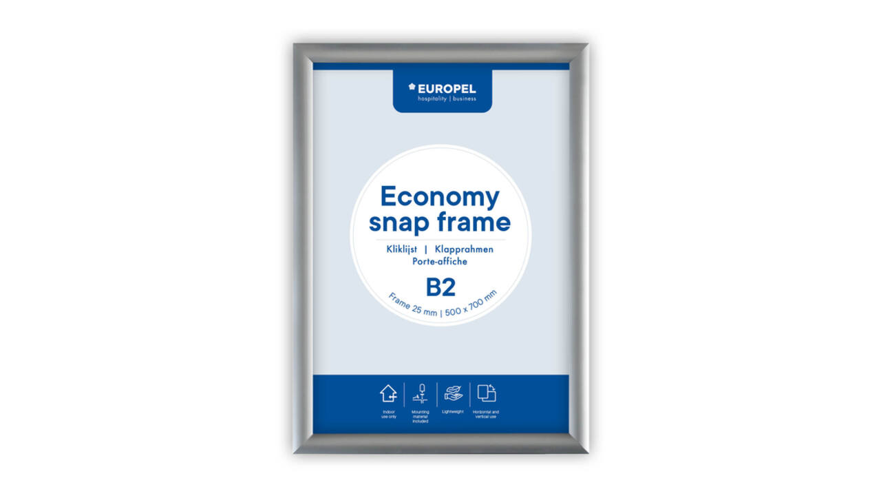 Kliklijst Europel Economy B2 zilver