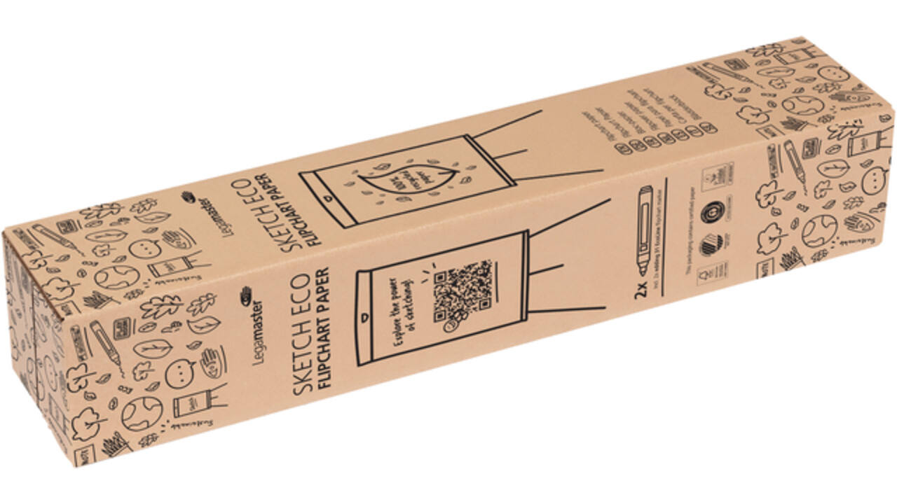 Flipoverpapier Legamaster SKETCH ECO blanco 5x 20 vellen