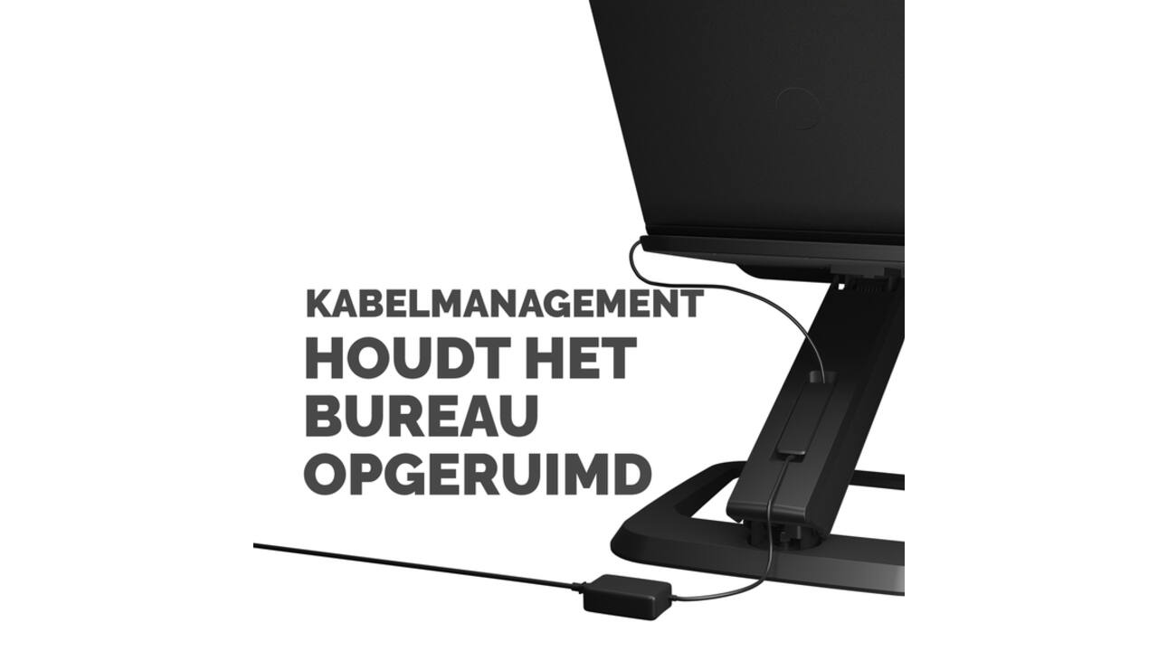 Laptopstandaard Fellowes Hana LT zwart