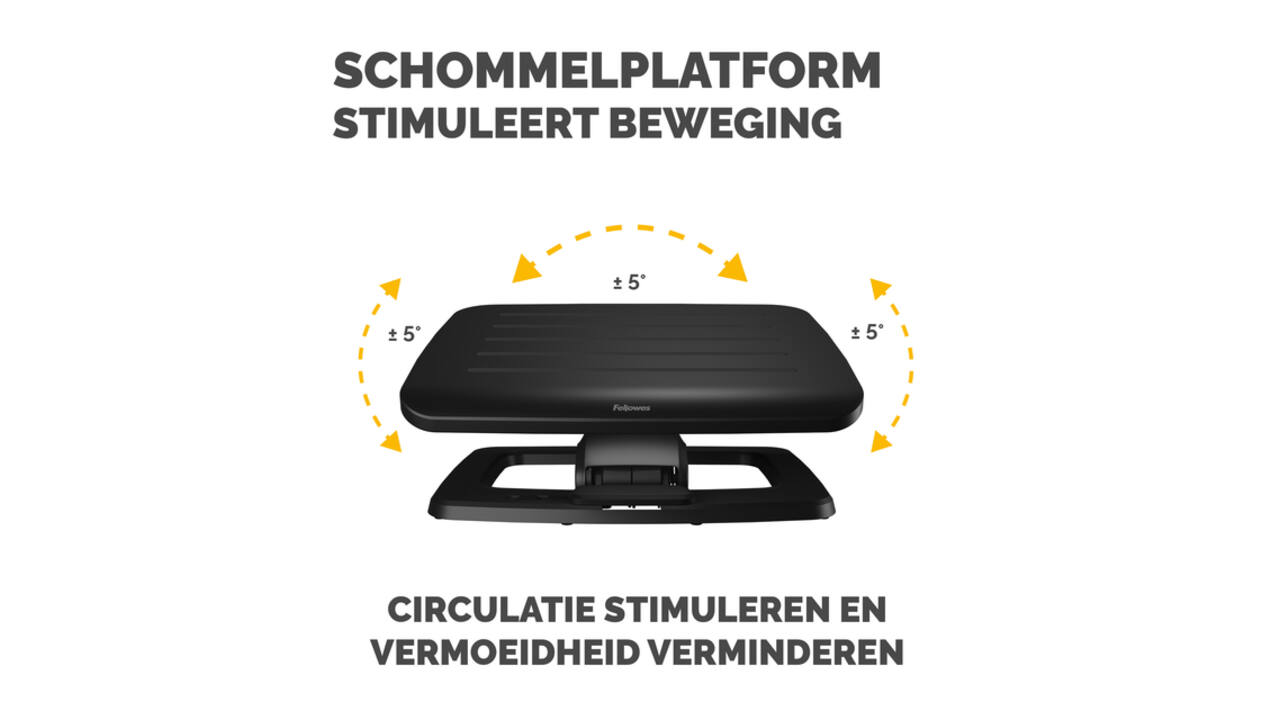 Voetensteun Fellowes Hana LT zwart
