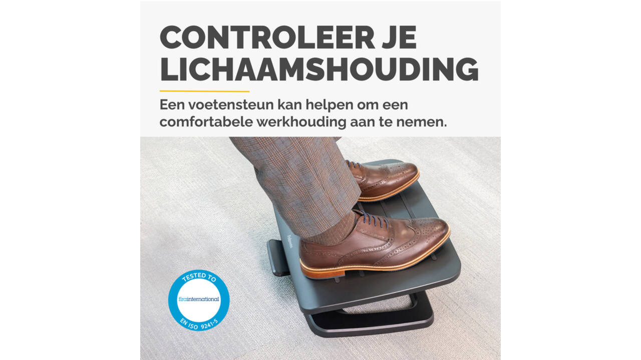 Voetensteun Fellowes Hana LT zwart