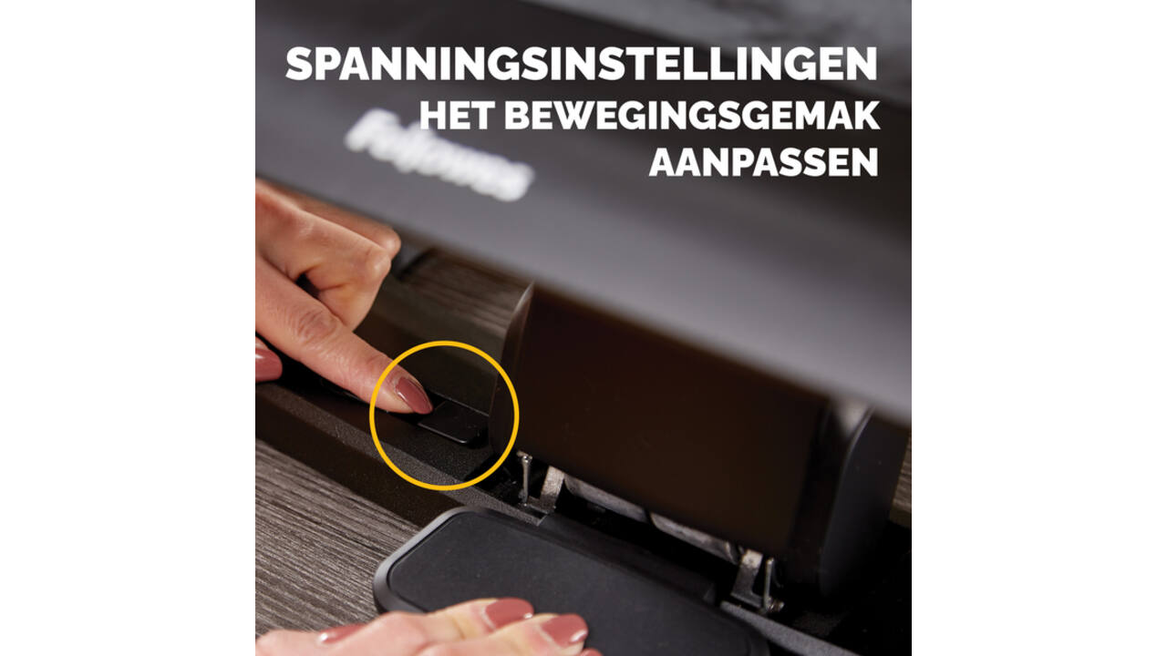 Voetensteun Fellowes Hana LT zwart