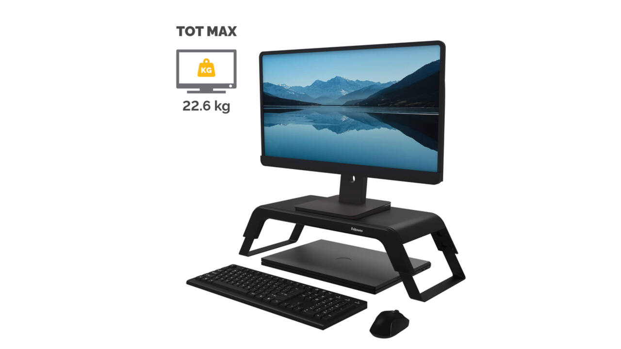 Monitorstandaard Fellowes Hana LT zwart