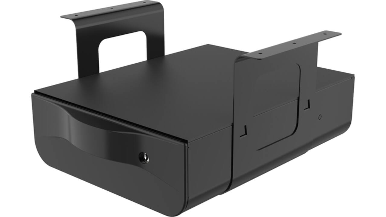Persoonlijke lade Euroseats 369x292x189mm zwart