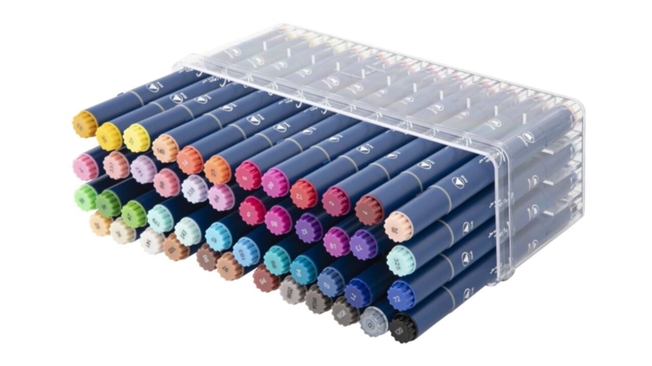 Alcoholmarkers Nassau Arts duopunt set à 48 kleuren